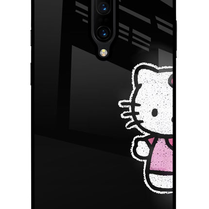 Kitty Charm Oneplus 7 Pro Glass Case