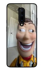 Side Eye Woody Oneplus 7 Pro Glass Case