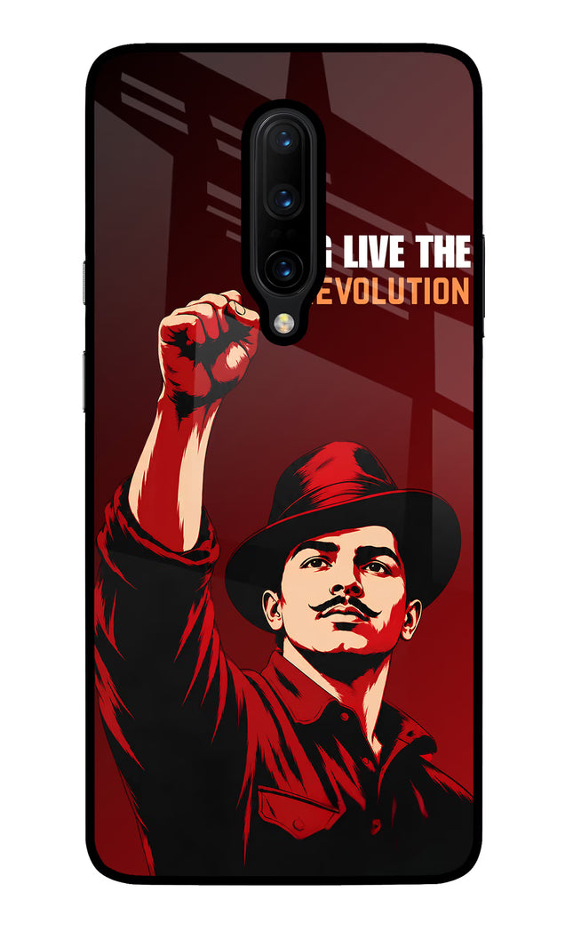 Bhagat Singh Revolution Oneplus 7 Pro Glass Case