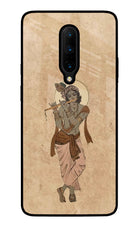 Krishna Oneplus 7 Pro Glass Case Back Cover by Casekaro