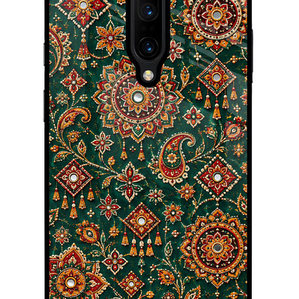 Green Pataka Oneplus 7 Pro Glass Case