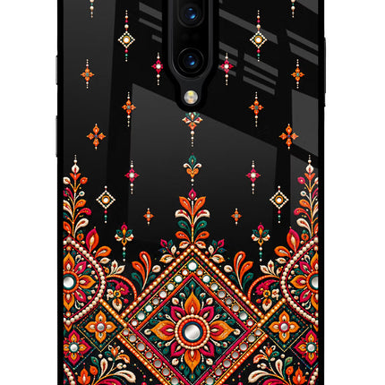 Noir Mehfil Oneplus 7 Pro Glass Case