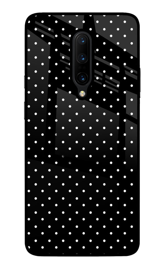 White Dots Oneplus 7 Pro Glass Case