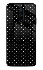 White Dots Oneplus 7 Pro Glass Case