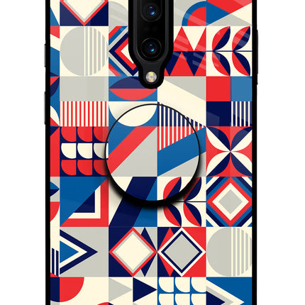 Colorful Pattern Oneplus 7 Pro Glass Case