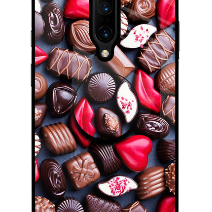 Chocolates Oneplus 7 Pro Glass Case