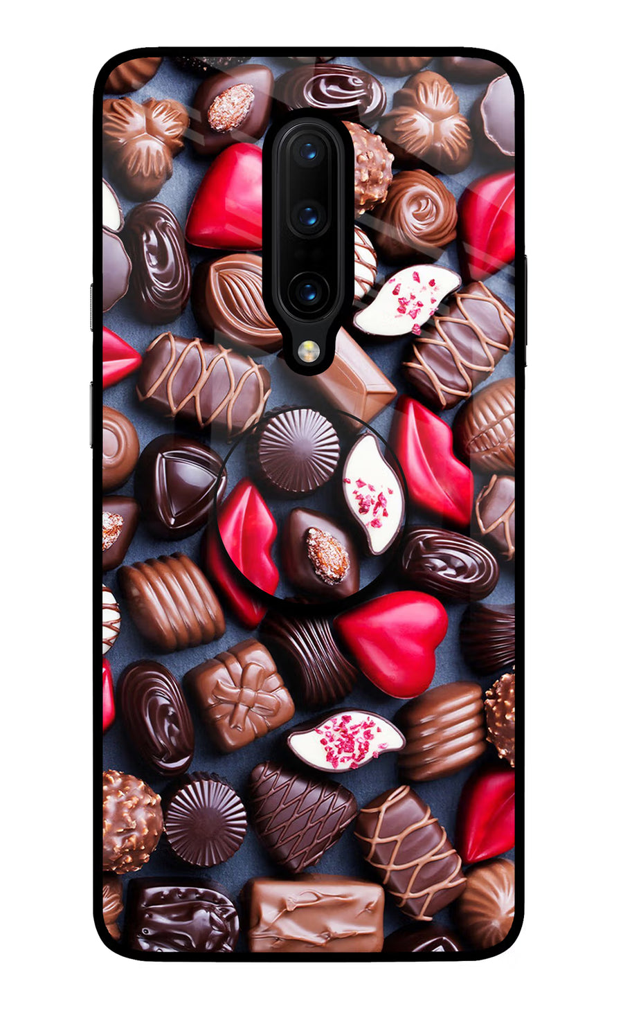 Chocolates Oneplus 7 Pro Pop Case, Glass case