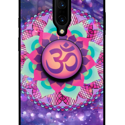 Om Purple Oneplus 7 Pro Glass Case