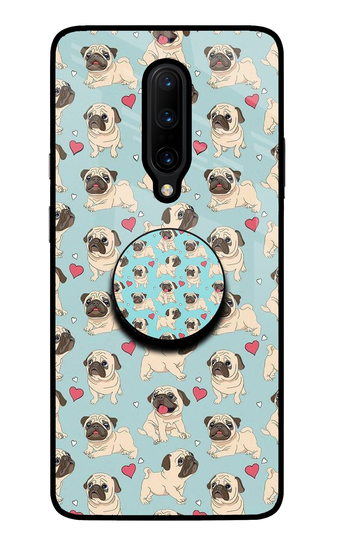 Pug Dog Oneplus 7 Pro Glass Case