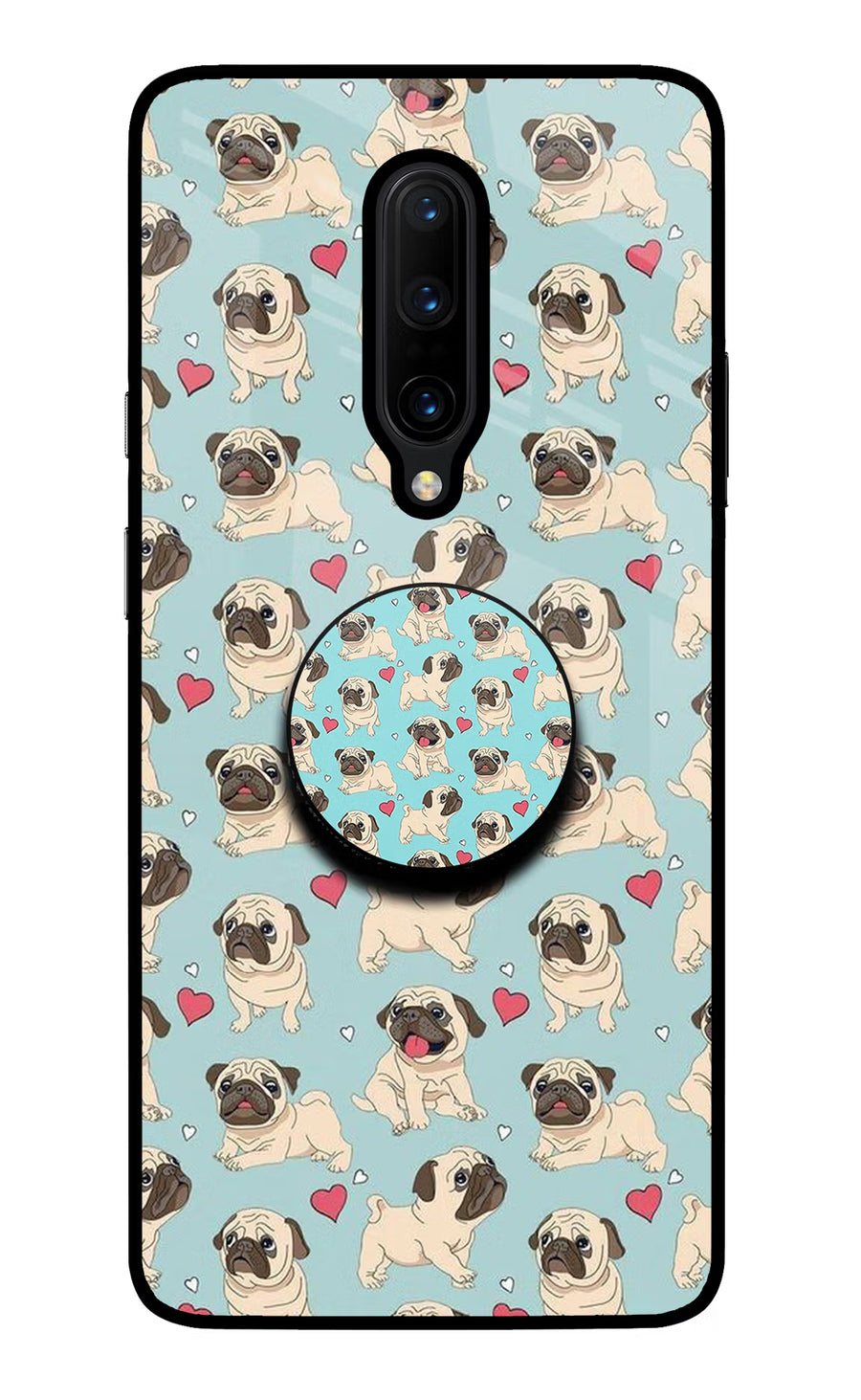 Pug Dog Oneplus 7 Pro Pop Case, Glass case