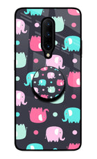 Baby Elephants Oneplus 7 Pro Glass Case