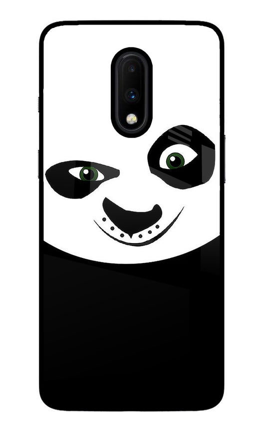 Panda Oneplus 7 Glass Case