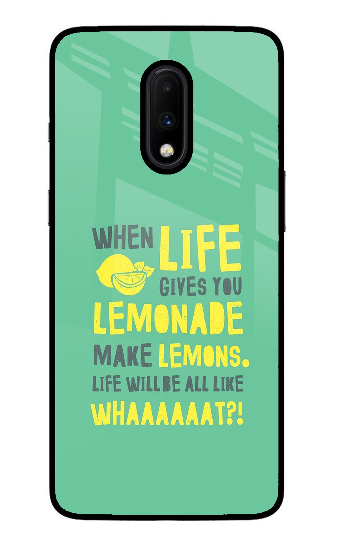 Quote Oneplus 7 Back Cover