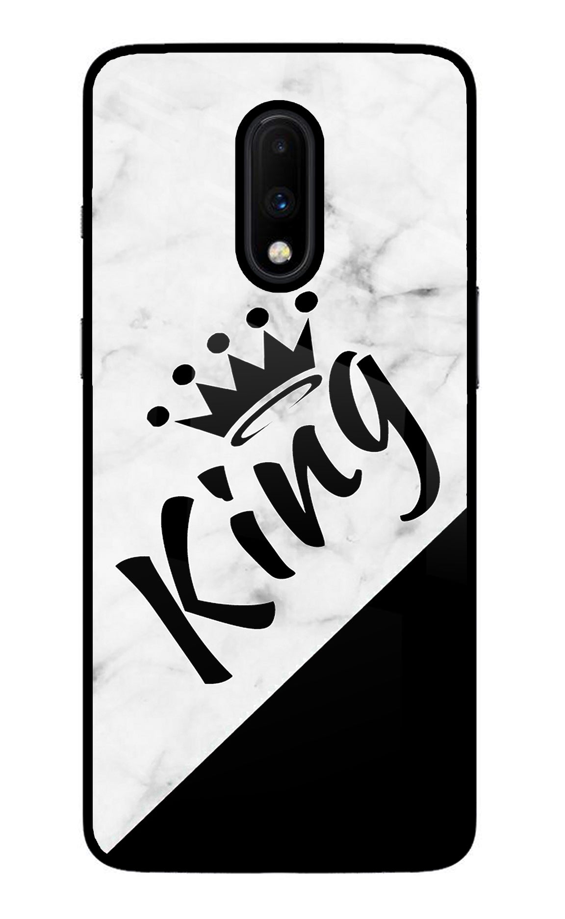 King Oneplus 7 Glass Case