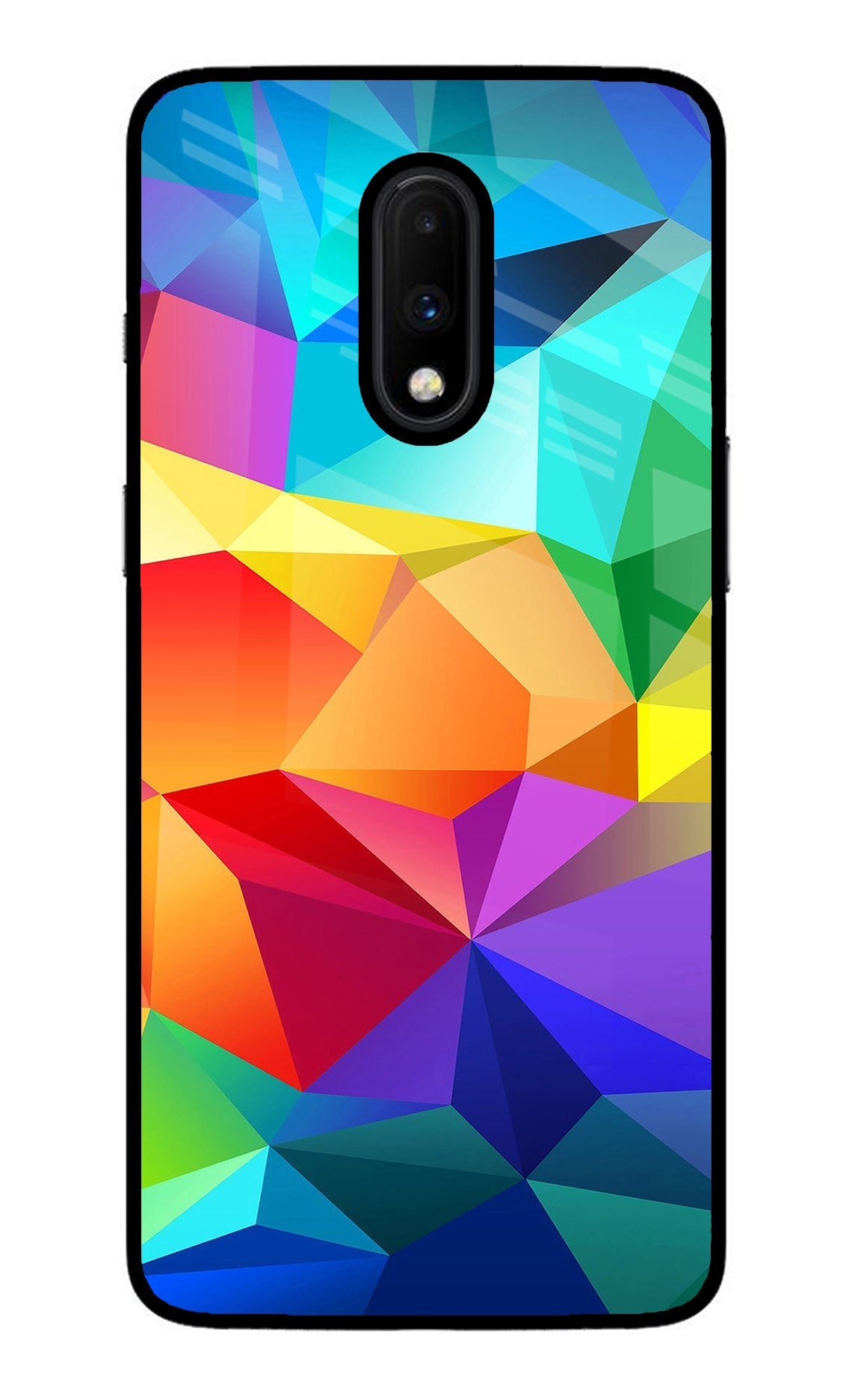 Abstract Pattern Oneplus 7 Glass Case