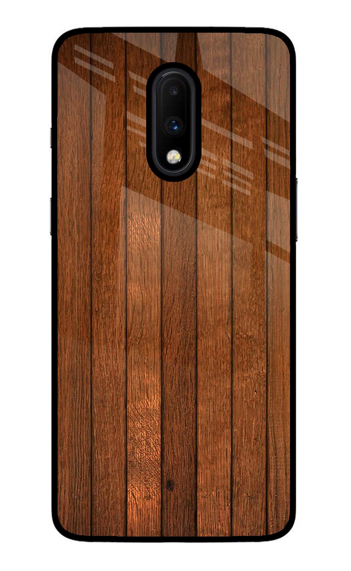 Wooden Artwork Bands Oneplus 7 Back Cover