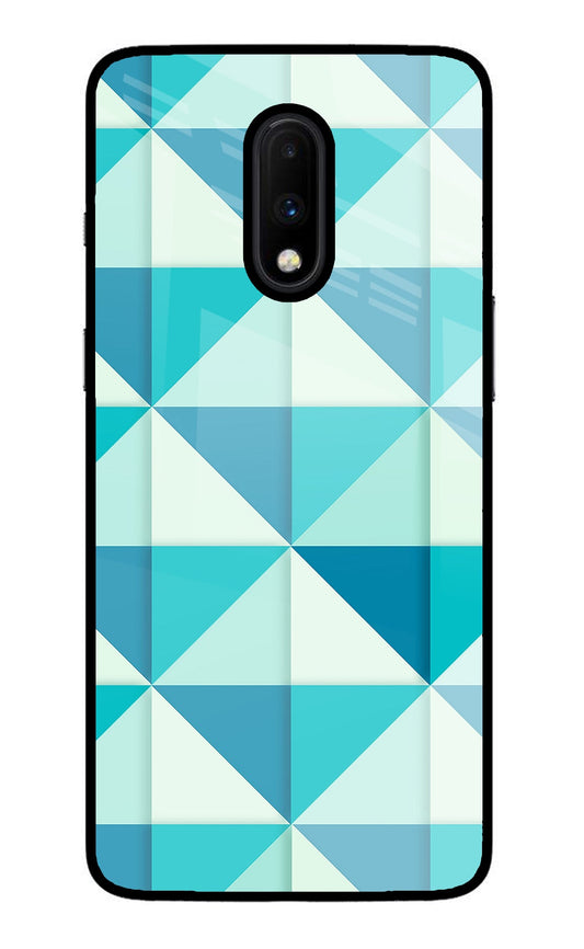 Abstract Oneplus 7 Glass Case