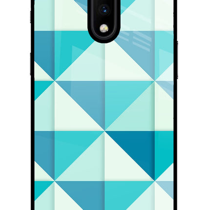 Abstract Oneplus 7 Glass Case
