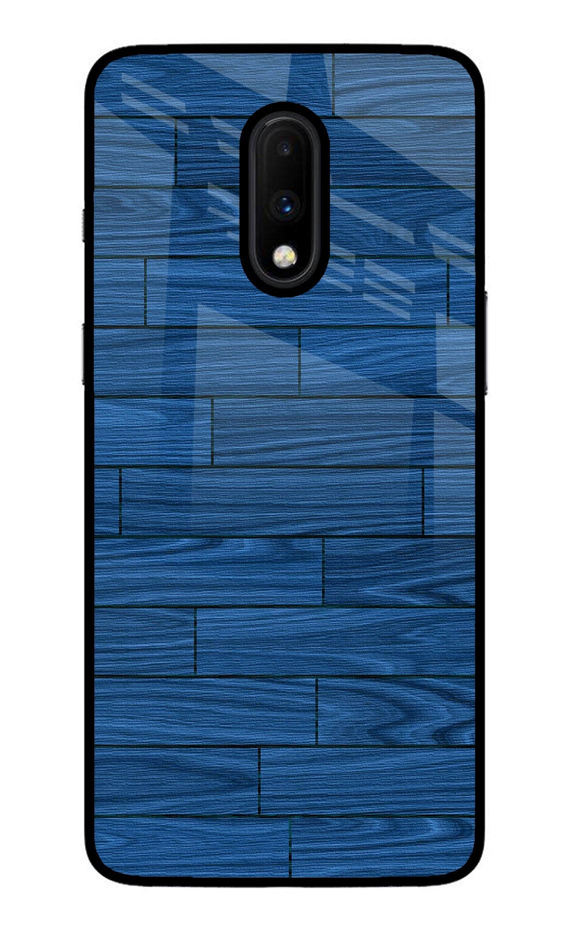 Wooden Texture Oneplus 7 Glass Case