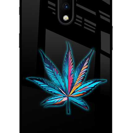 Weed Oneplus 7 Glass Case