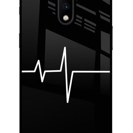 Heart Beats Oneplus 7 Glass Case