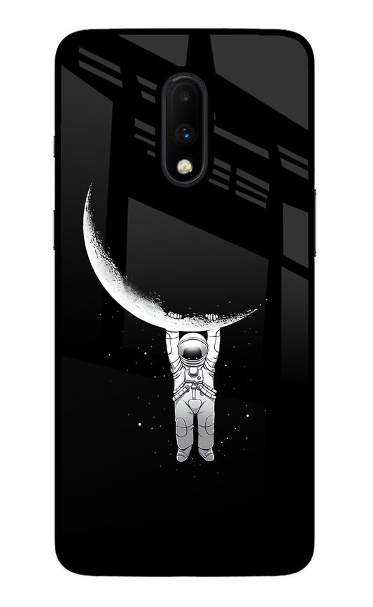 Moon Space Oneplus 7 Glass Case