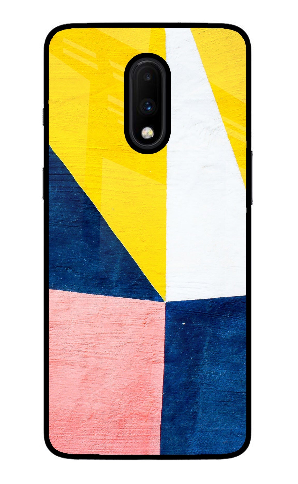 Colourful Art Oneplus 7 Glass Case