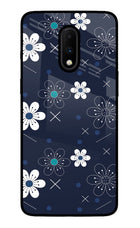 Flowers Oneplus 7 Glass Case
