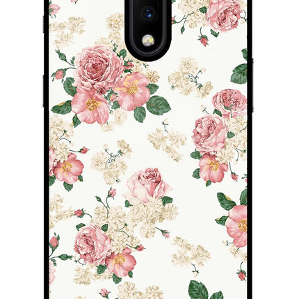 Flowers Oneplus 7 Glass Case