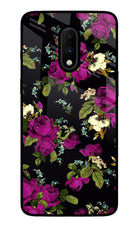 Flowers Oneplus 7 Glass Case