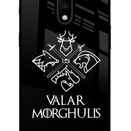 Valar Morghulis | Game Of Thrones Oneplus 7 Glass Case Back Cover by Casekaro