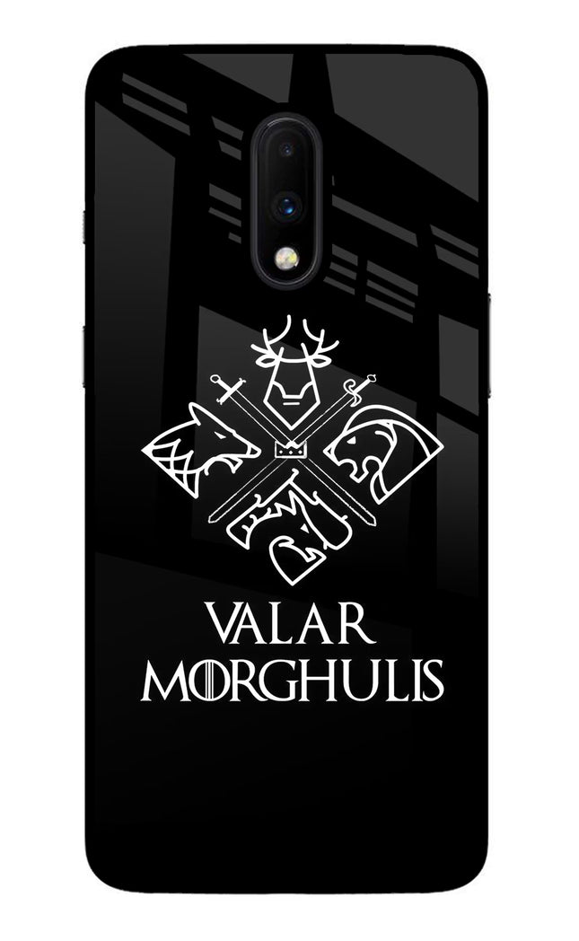 Valar Morghulis | Game Of Thrones Oneplus 7 Glass Case Back Cover by Casekaro