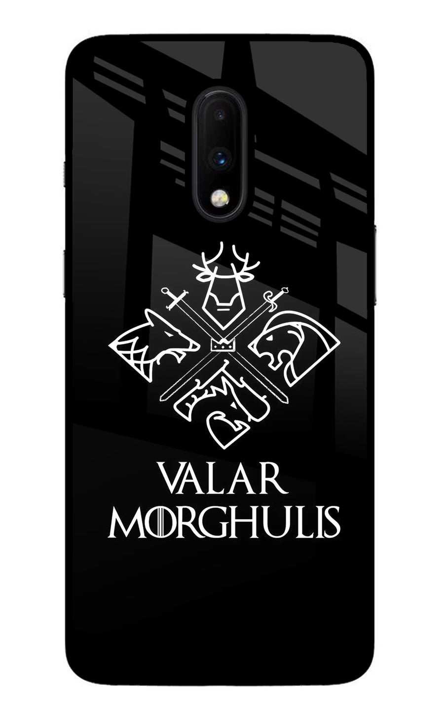 Valar Morghulis | Game Of Thrones Oneplus 7 Back Cover, Glass case