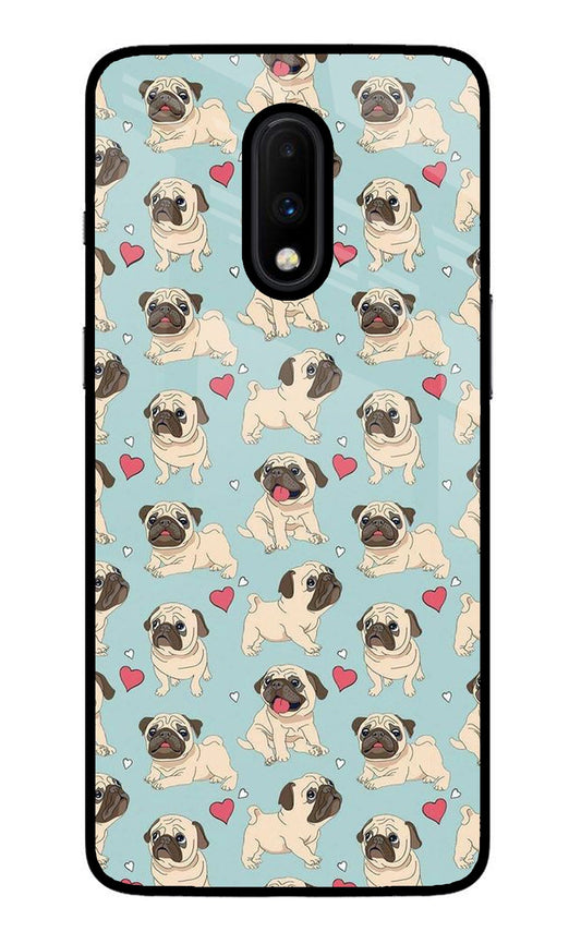 Pug Dog Oneplus 7 Glass Case