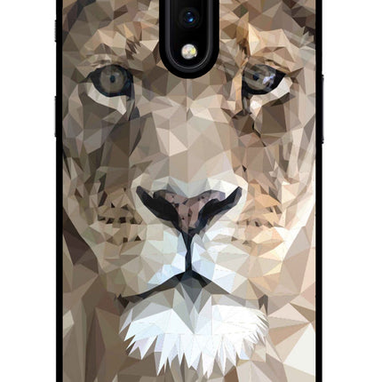 Lion Art Oneplus 7 Glass Case