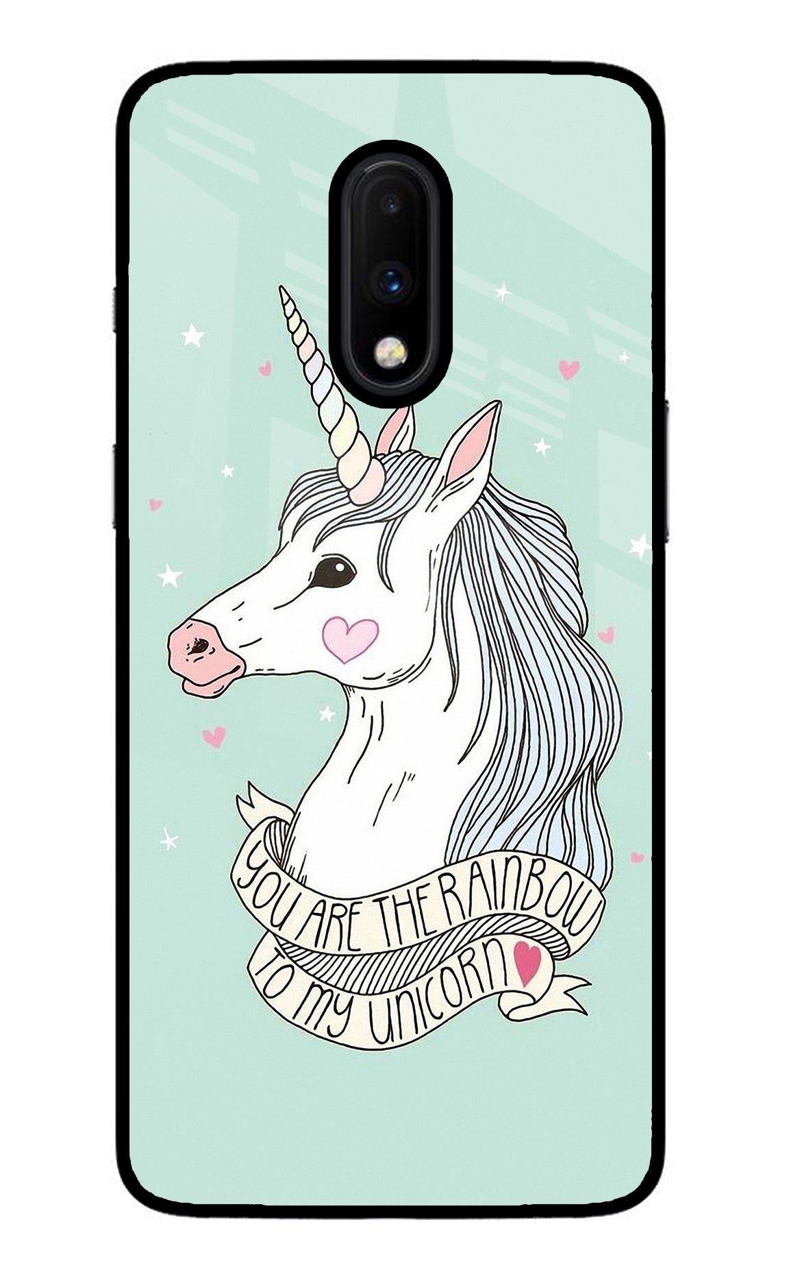 Unicorn Wallpaper Oneplus 7 Glass Case