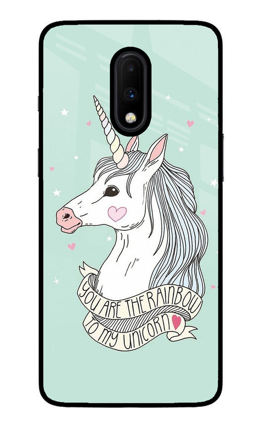 Unicorn Wallpaper Oneplus 7 Glass Case