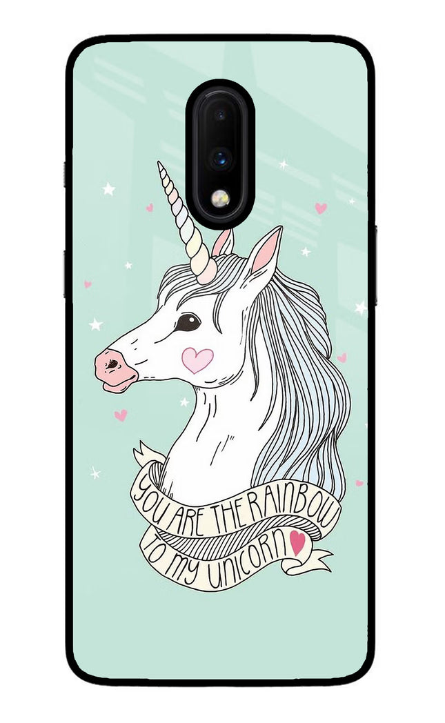 Unicorn Wallpaper Oneplus 7 Glass Case