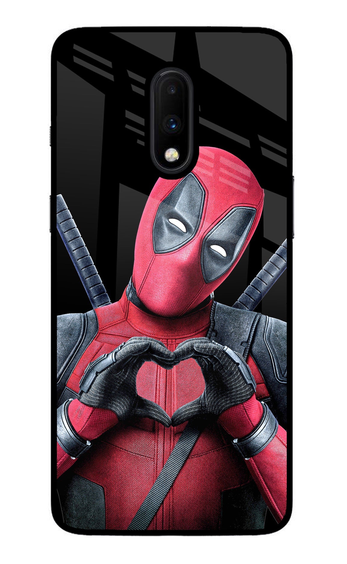 Deadpool Oneplus 7 Glass Case