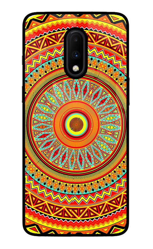 Mandala Pattern Oneplus 7 Glass Case