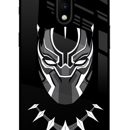 Black Panther Oneplus 7 Glass Case