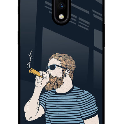 Smoking Oneplus 7 Glass Case