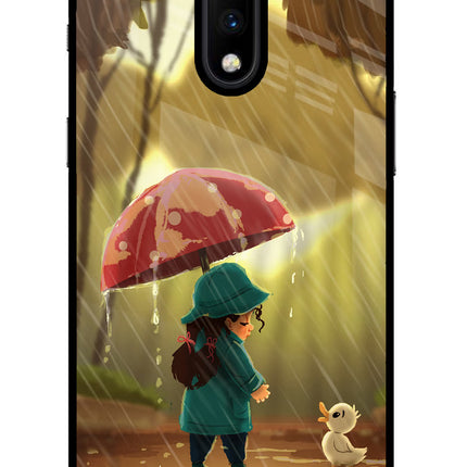 Rainy Day Oneplus 7 Glass Case