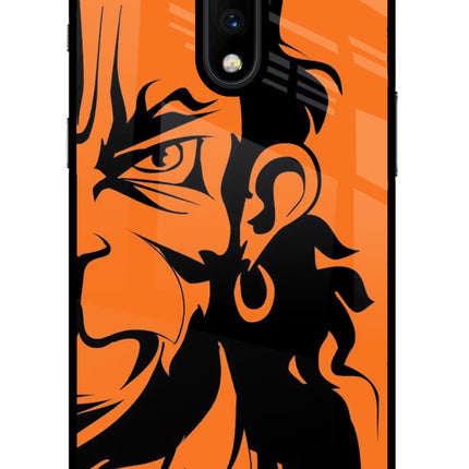 Hanuman Oneplus 7 Glass Case
