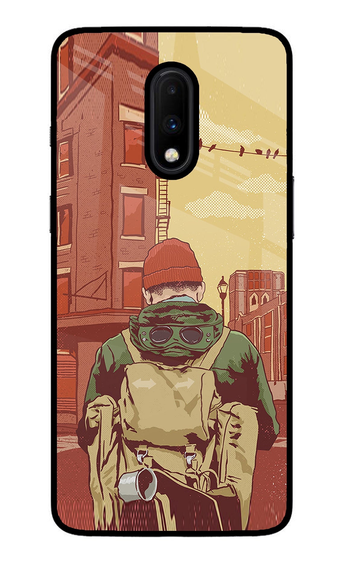 Adventurous Oneplus 7 Glass Case