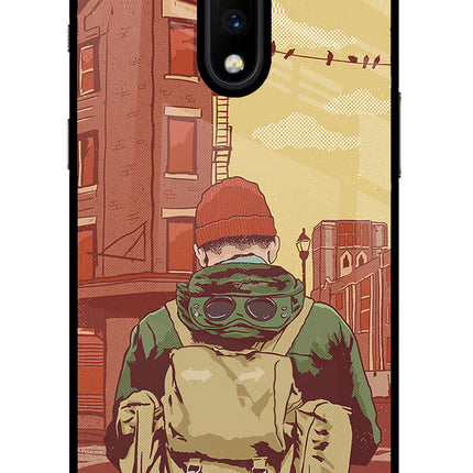 Adventurous Oneplus 7 Glass Case