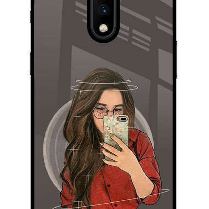 Selfie Queen Oneplus 7 Glass Case