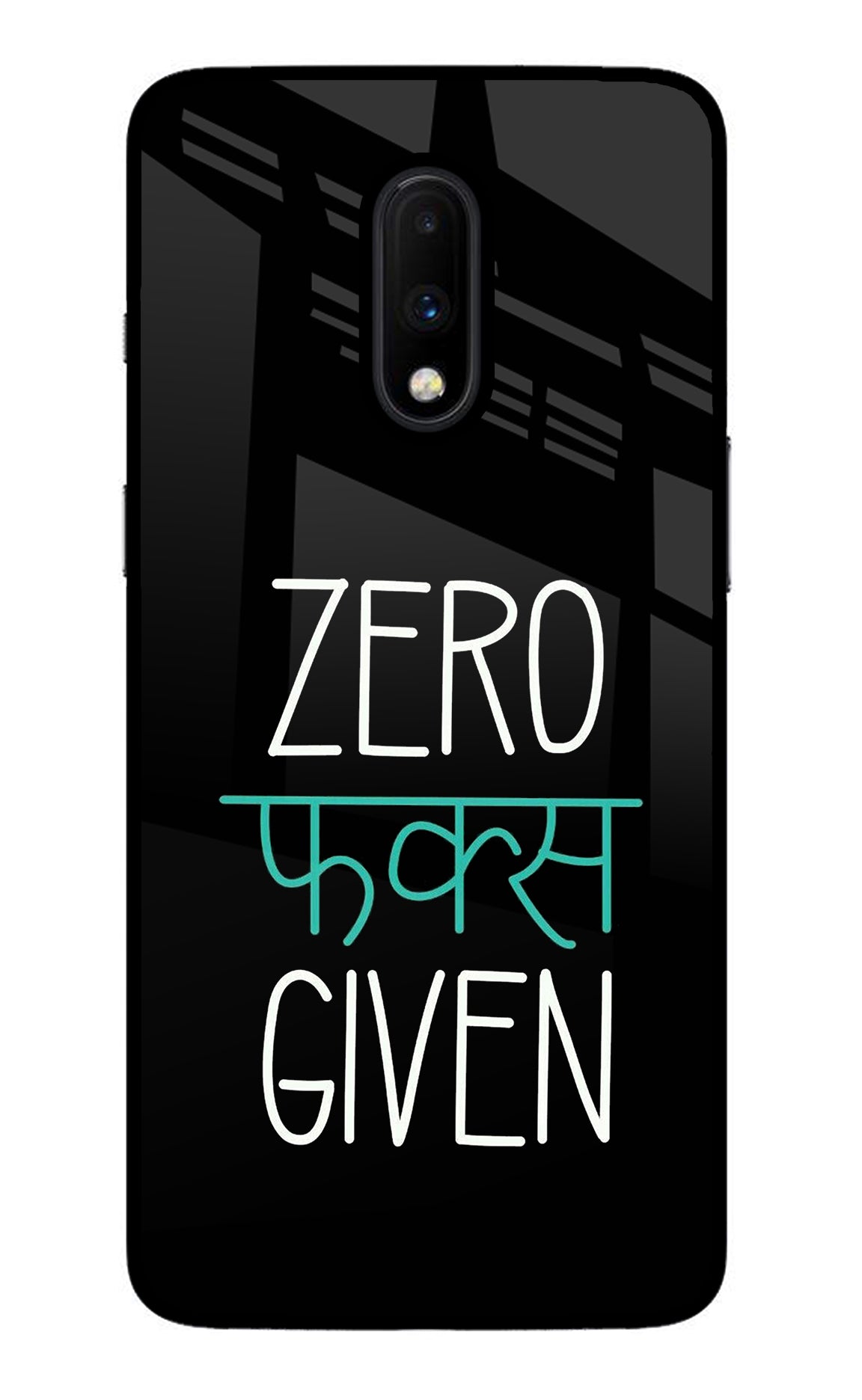 Zero Fucks Given Oneplus 7 Back Cover