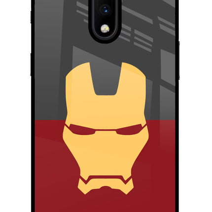 Ironman Oneplus 7 Glass Case