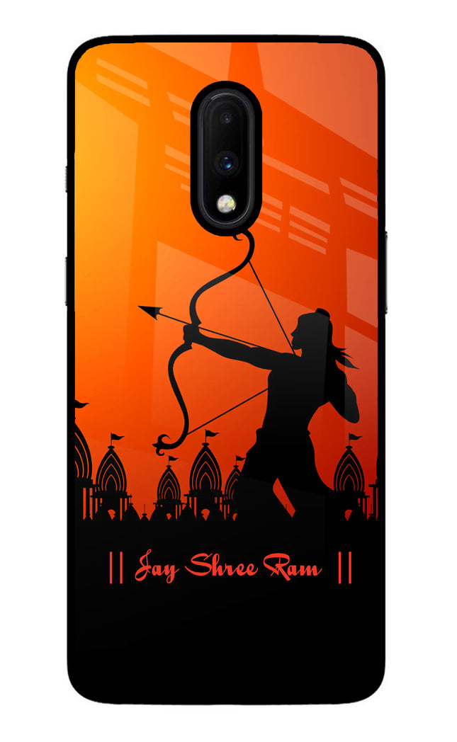Lord Ram - 4 Oneplus 7 Glass Case Back Cover by Casekaro